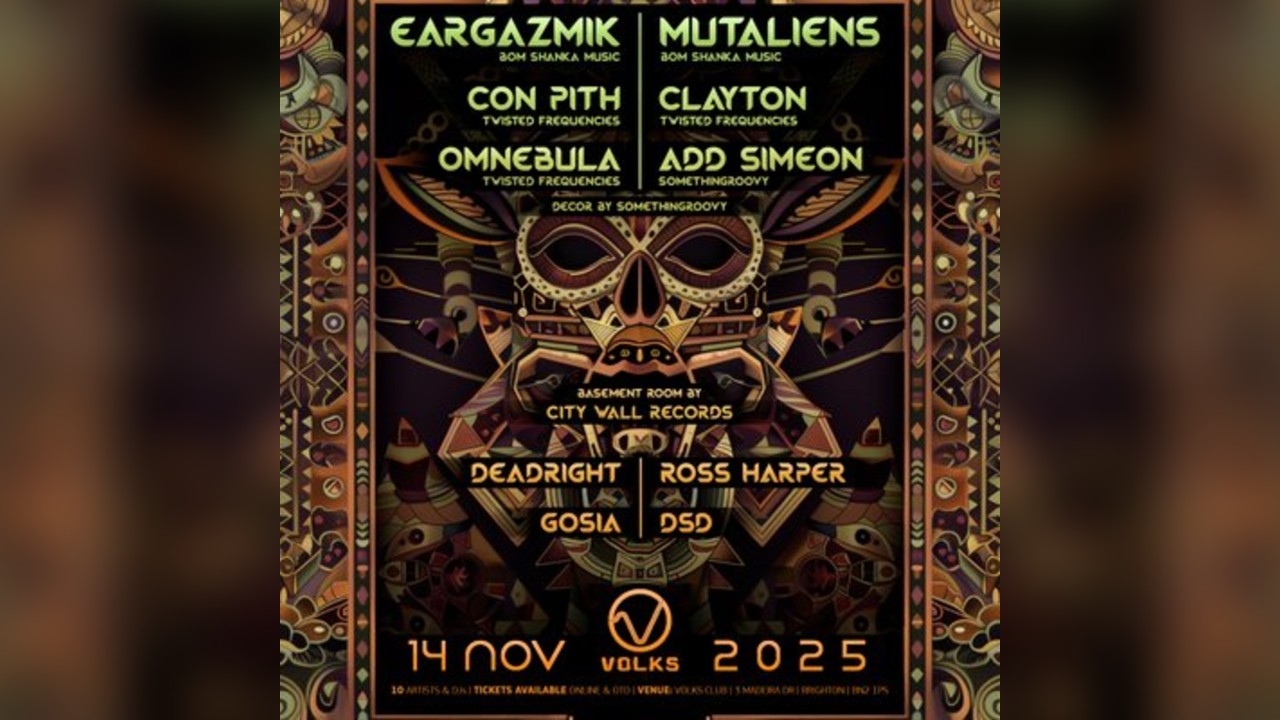 TWISTED FREQUENCIES 10 YEAR REUNION PARTY w EARGAZMIK, MUTALIENS