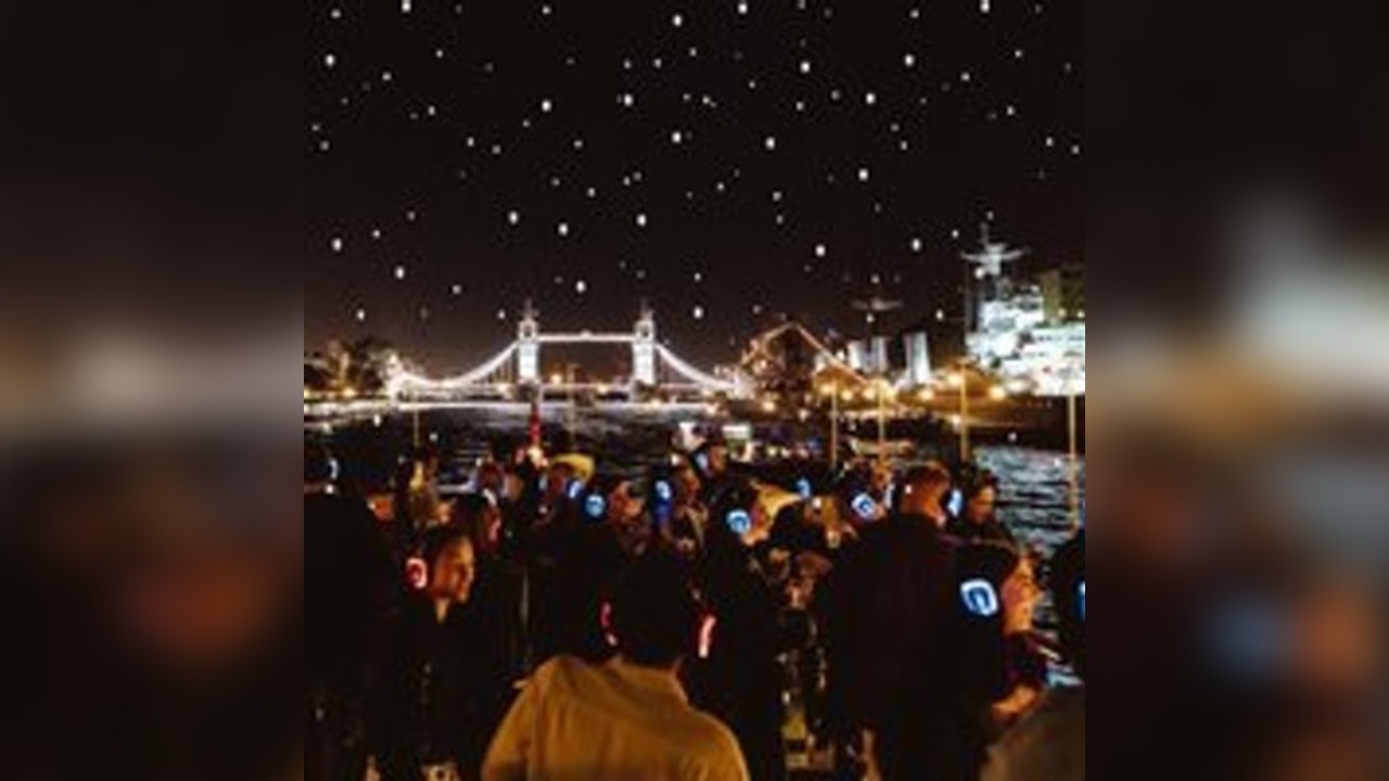 Christmas special Silent disco boat party London