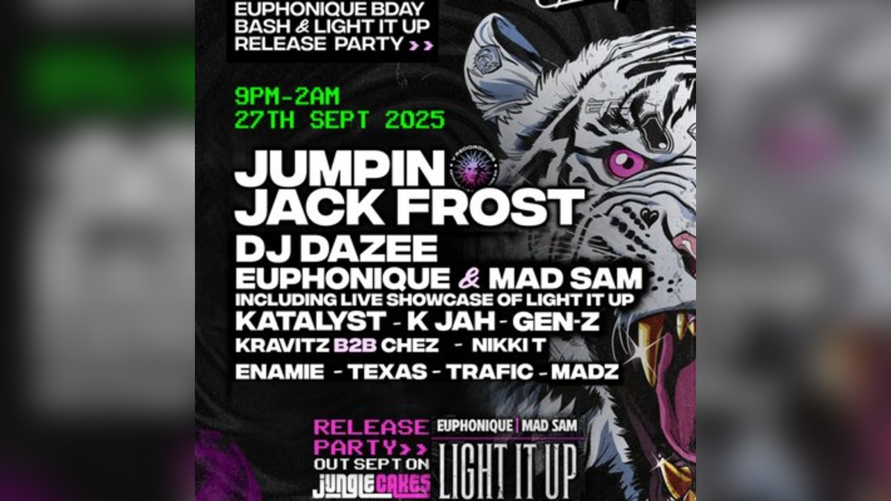 Euphonique Bday Bash & Release party w/ Jumpin Jack Frost + more