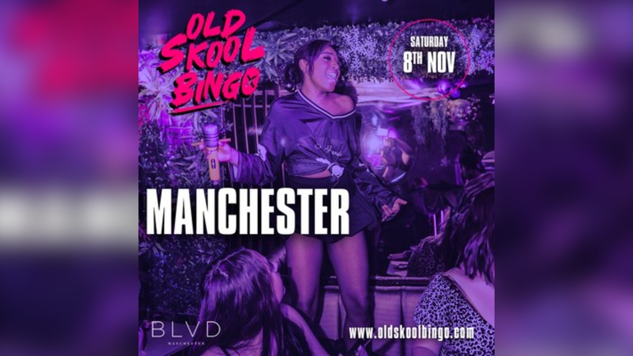 Old Skool Bingo Sat 8th Nov Manchester