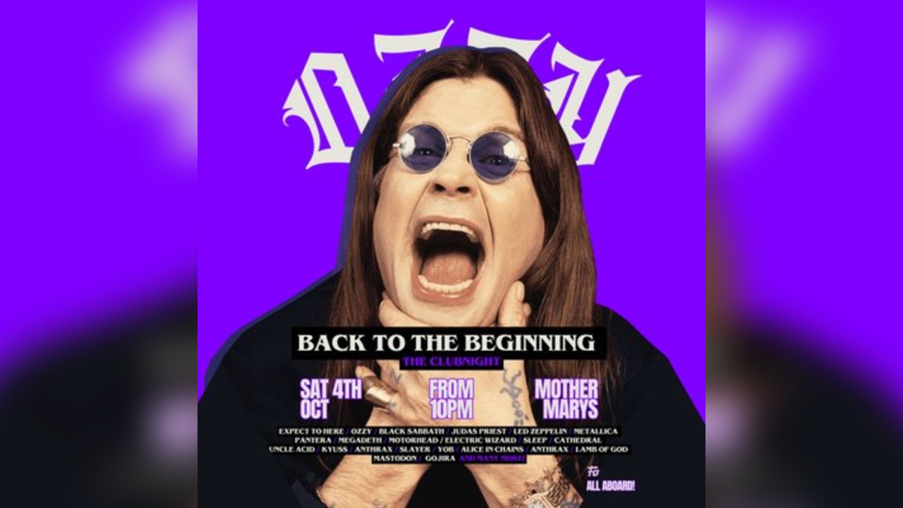 BACK TO THE BEGINNING - Club Night