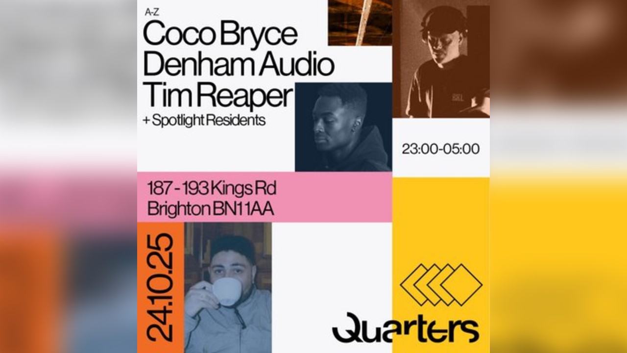 Coco Bryce, Denham Audio & Tim Reaper