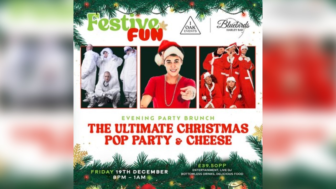 The Ultimate Christmas Pop Party & Cheese Evening Party Brunch