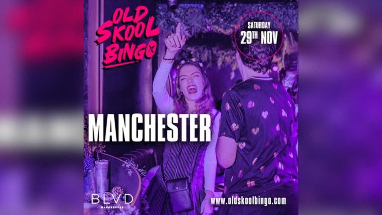 Old Skool Bingo Sat 29th Nov Manchester