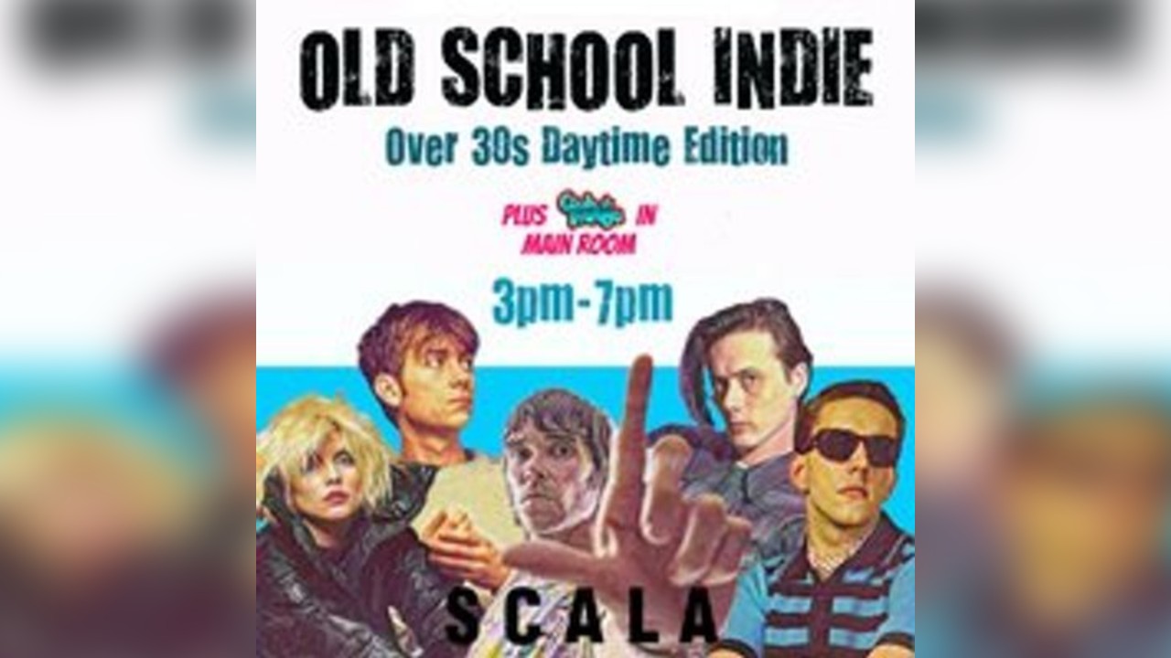Old School Indie: Over 30s Daytime Party - 28th Feb, 3pm-7pm