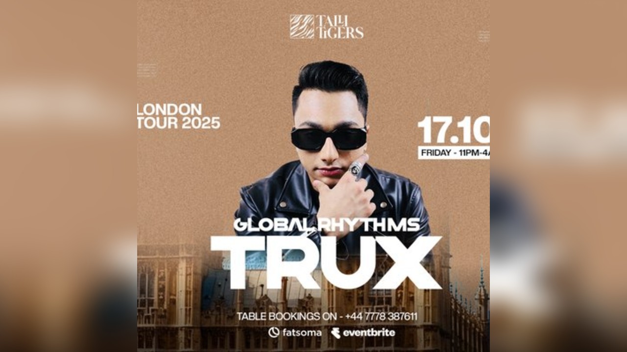 TRUX Global Rhythms -  ( All the way from India) Bollywood Party
