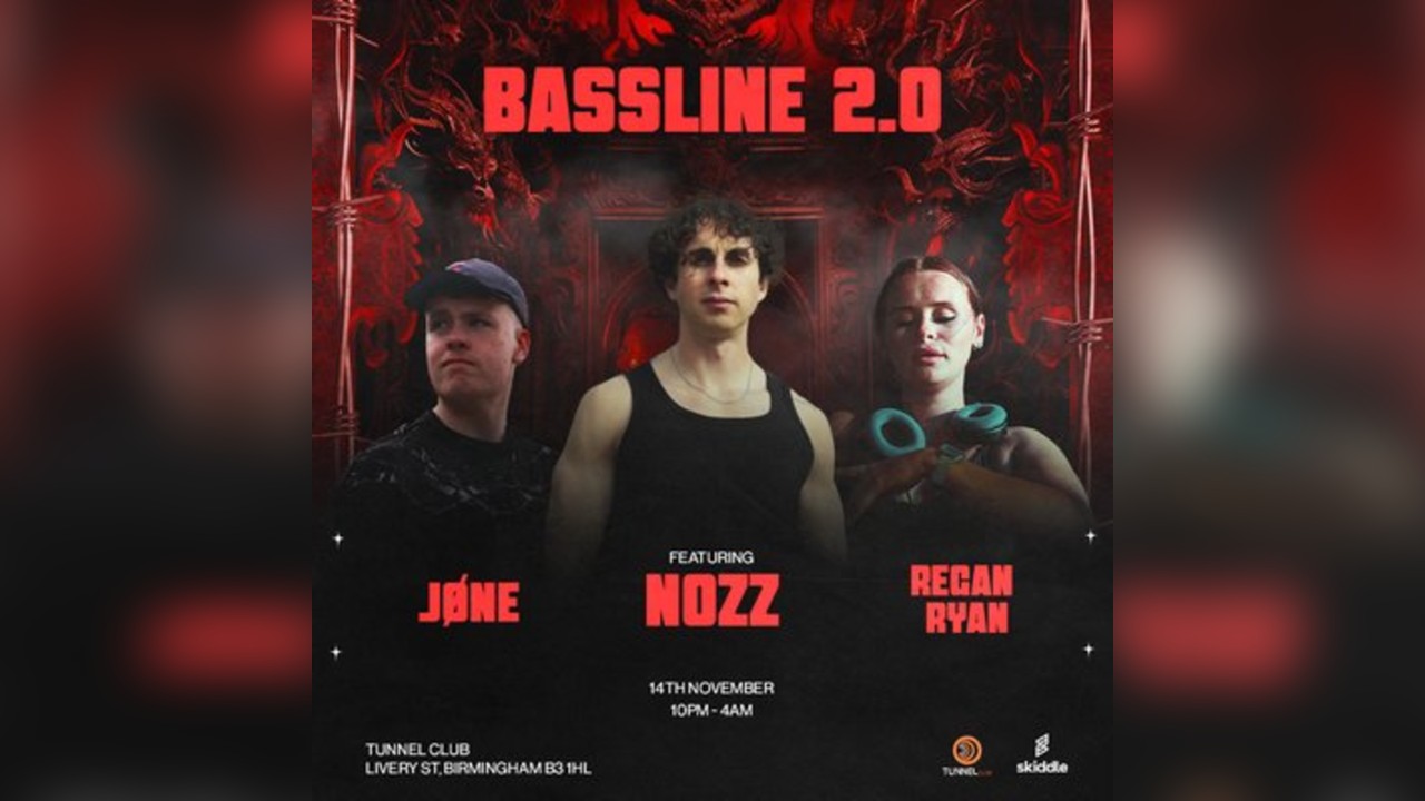 BASSLINE 2.0 Hard Techno featuring- NOZZ,RAGENRYAN,JØNE