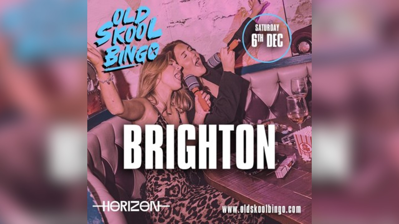 Old Skool Bingo Sat 6th Dec Brighton