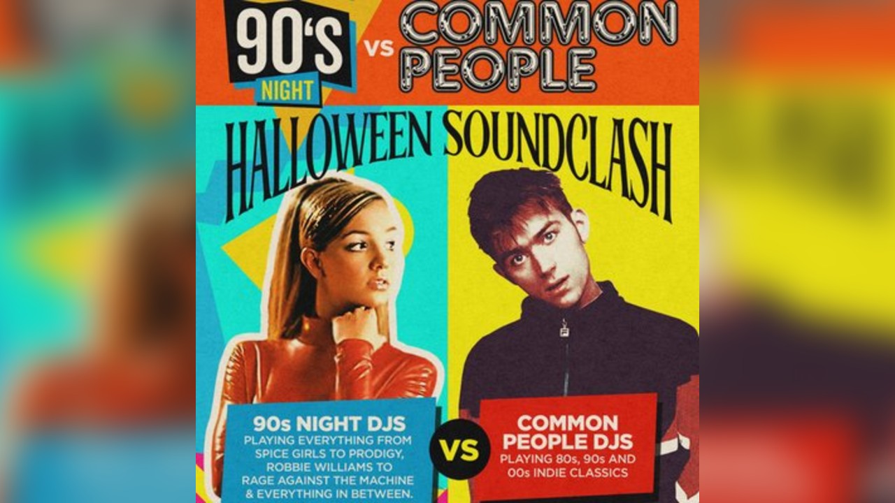 90's Night VS Common People (Indie Disco) - Halloween Special