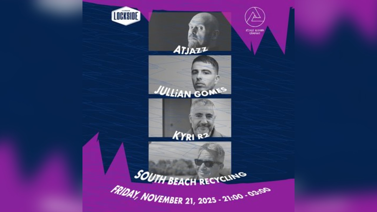 Atjazz & Jullian Gomes with South Beach Recycling & Kyri R2