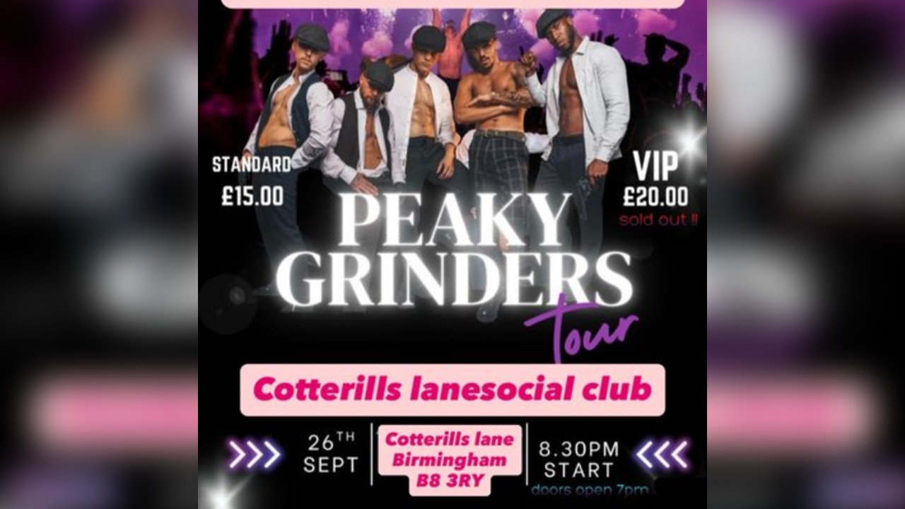 UK Pleasure Boys Peaky Grinders Tour Birmingham