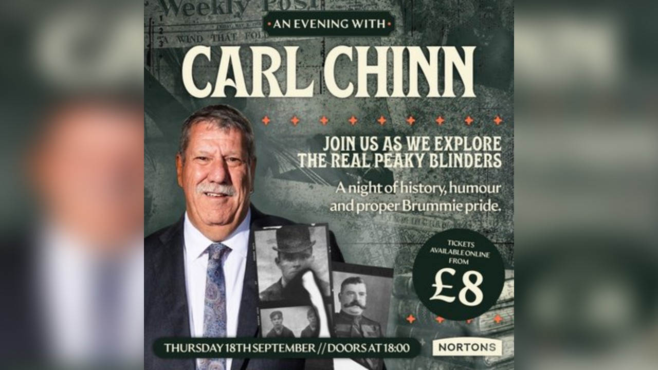 Halfway Fest 2025 | An Evening With Carl Chinn | Thurs 18 Sep