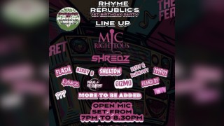 MIC RIGHTEOUS LIVE For RHYME REPUBLIC'S 1ST BIRTHDAY