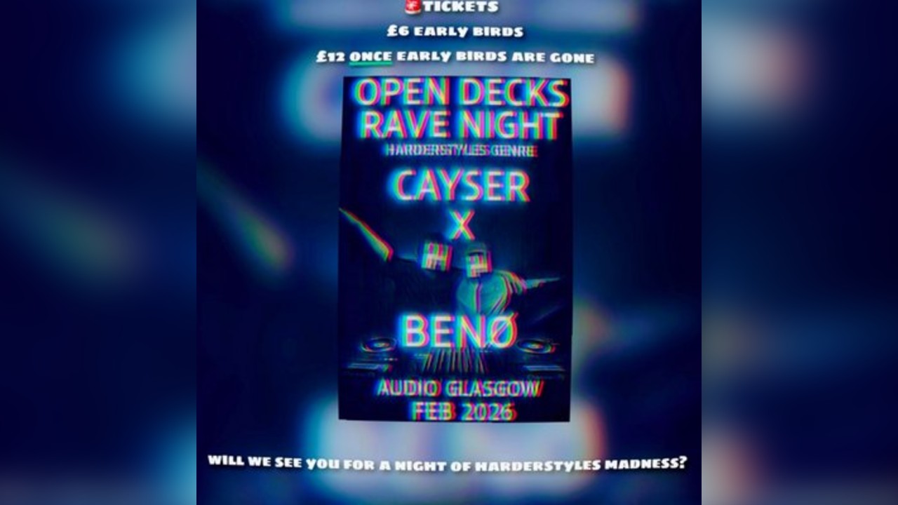 Open Decks Rave Nights : CAYSΞR X BENØ