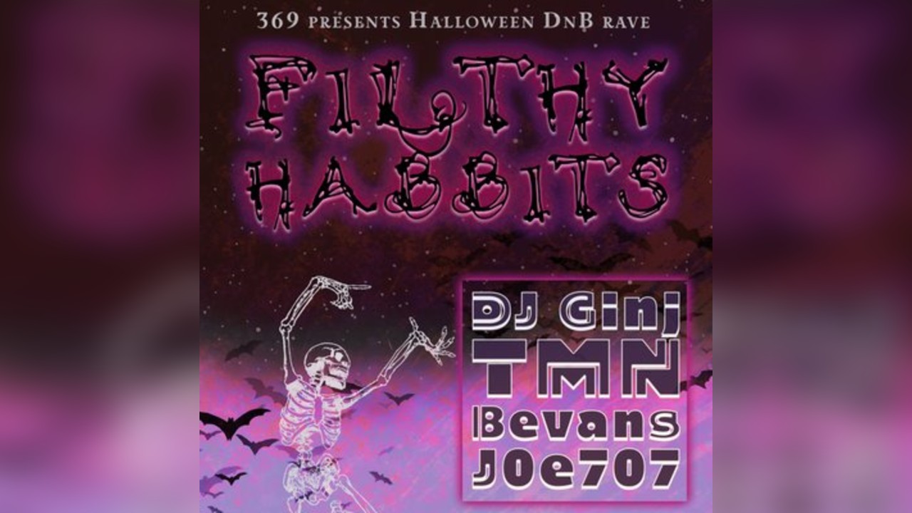369 events presents, DnB Halloween rave