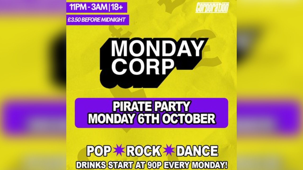 Monday Corp | Pirate Party