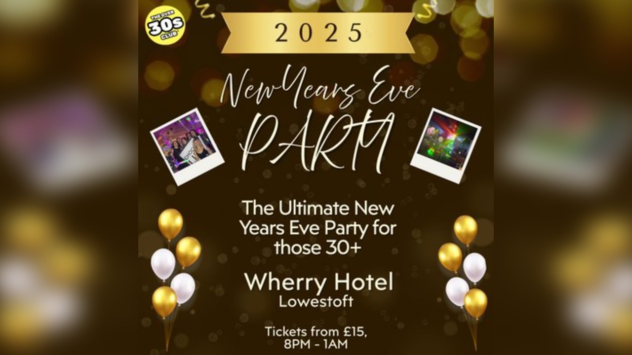 New Years Eve Party Night with The Over 30s Club