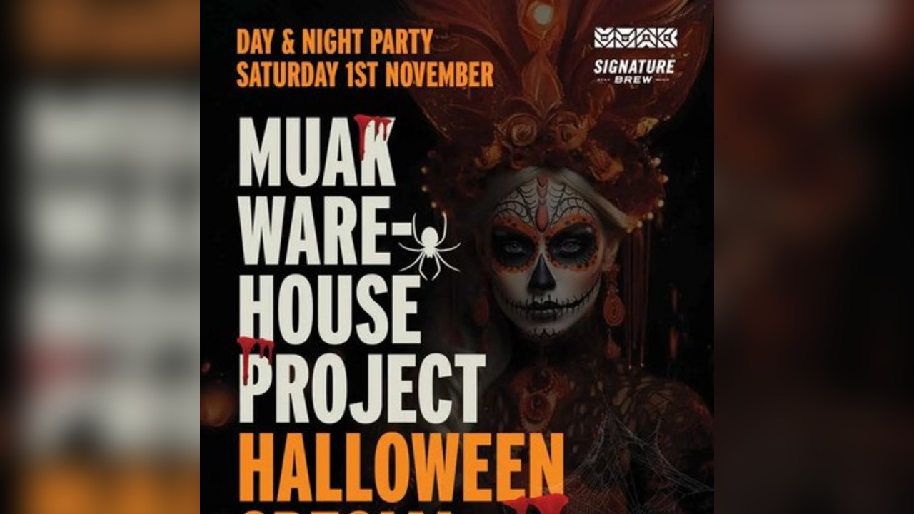 MUAK. Halloween Warehouse Party - with Ian Pooley