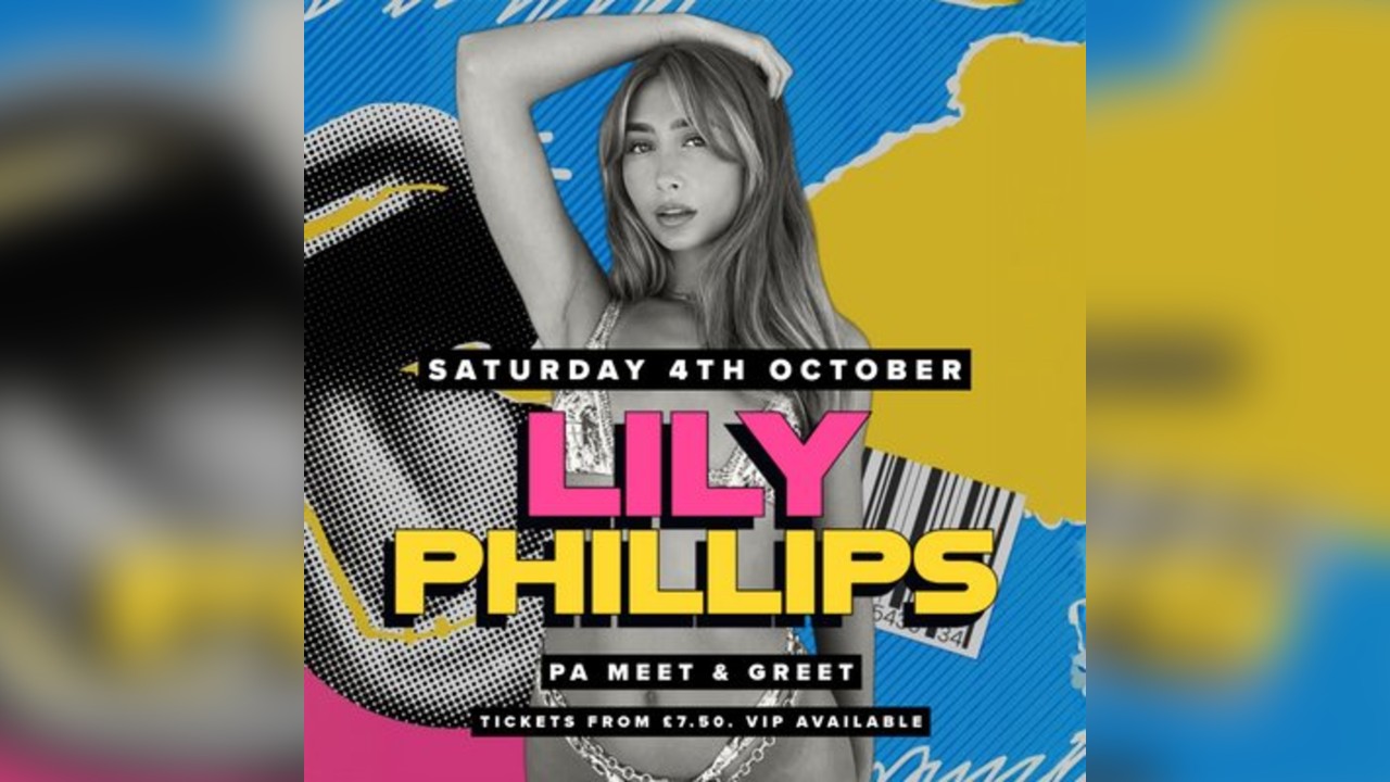 The Arch presents Lily Phillips - PA Meet & Greet