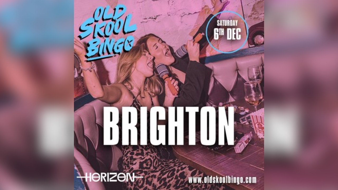 Old Skool Bingo Sat 6th Dec Brighton