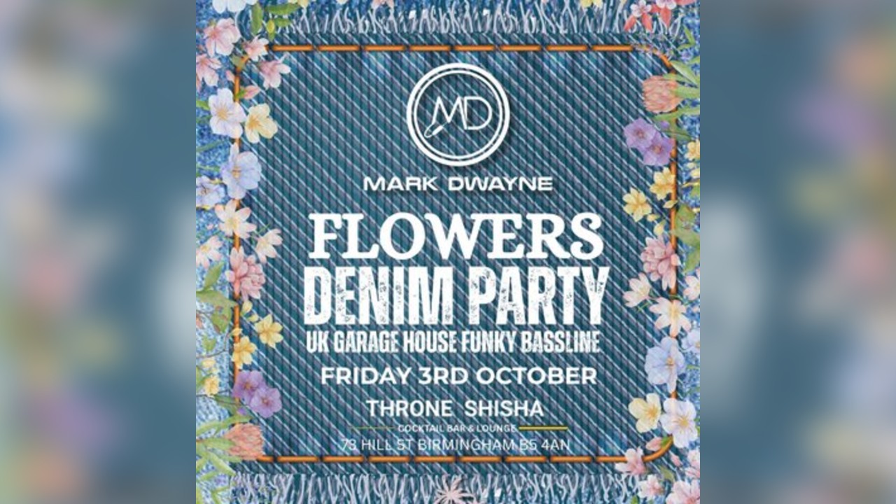 Mark Dwayne Flowers Denim Party