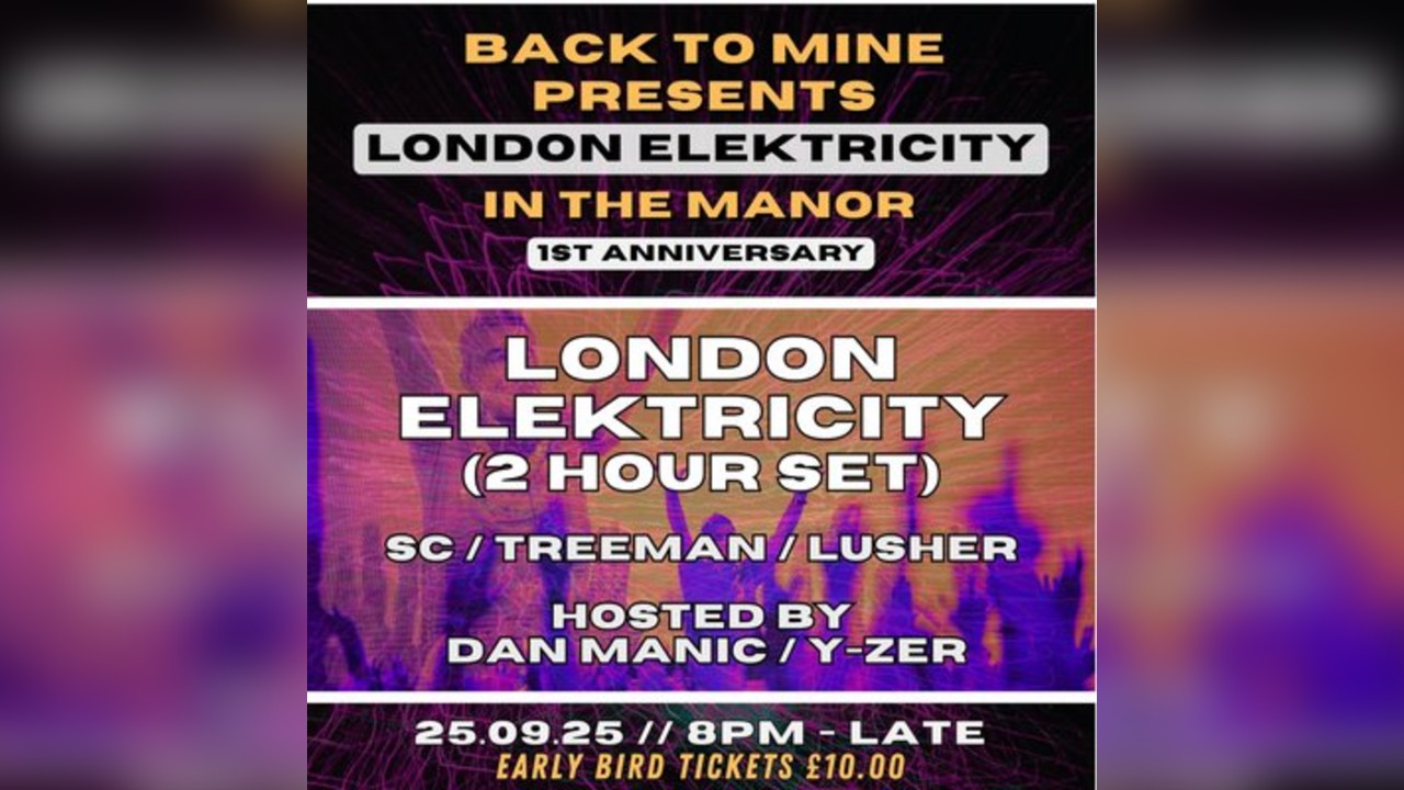 Back to Mine DNB Presents : London Elektricity - [2 hour set]