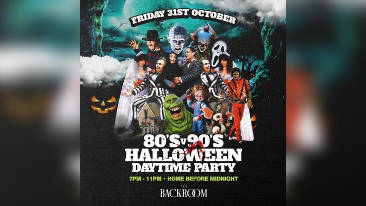 Leeds 80's vs 90's Halloween Day Party (7pm - 11pm)