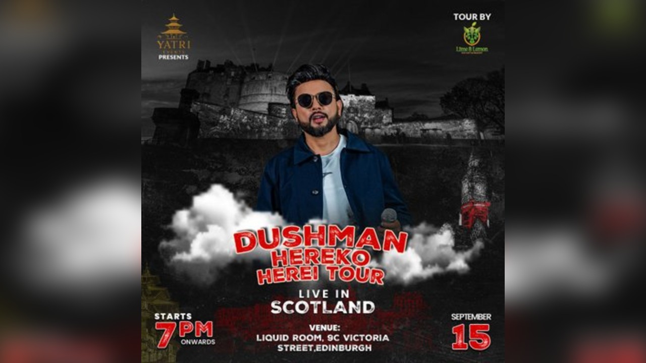 DURGESH THAPA: Dushman HereKo Herei - Liquid Rooms, Edinburgh.