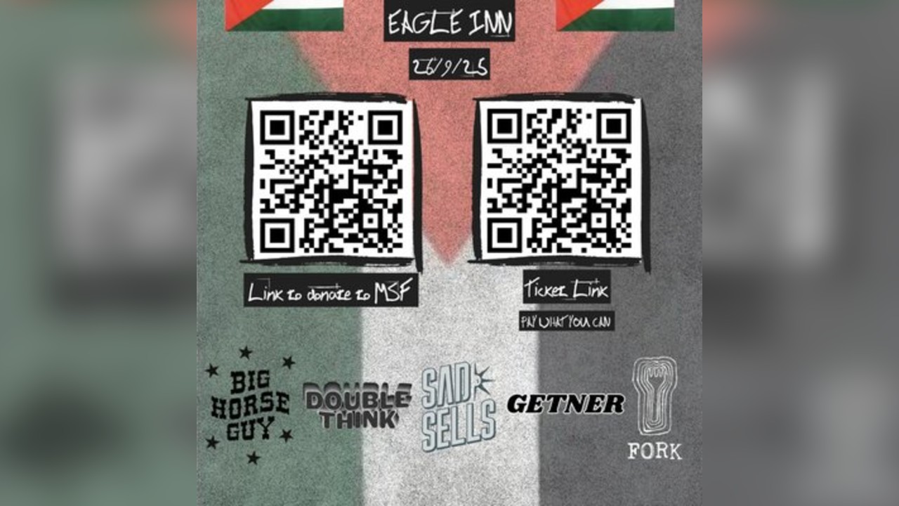Free Gig - Fundraiser for Palestine at Eagle Inn