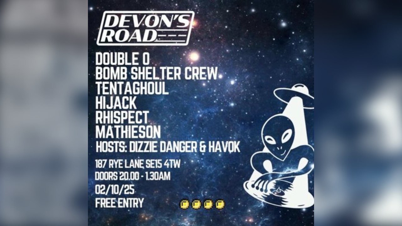 Devon's Road free party with Double O, Bomb Shelter Crew, Hijack