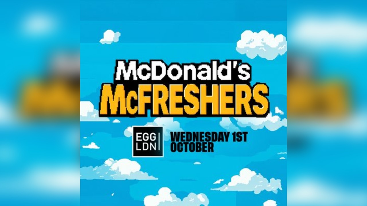 McFreshers - The Ultimate McDonald's Themed Rave