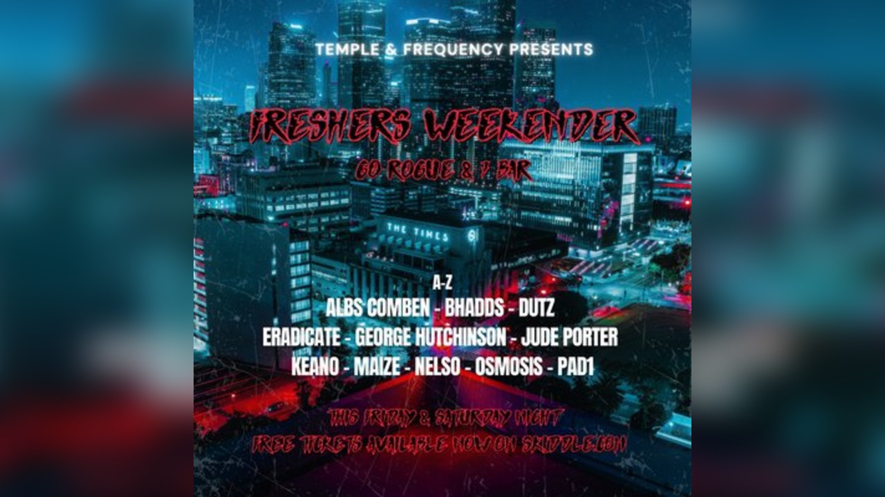 TEMPLE: Freshers Weekender