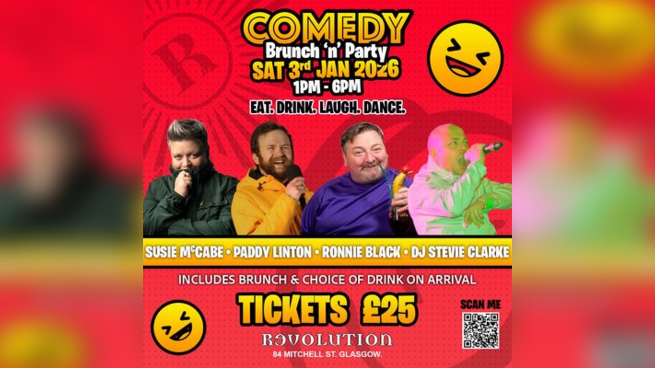 COMEDY BRUNCH 'n' PARTY with SUSIE McCABE