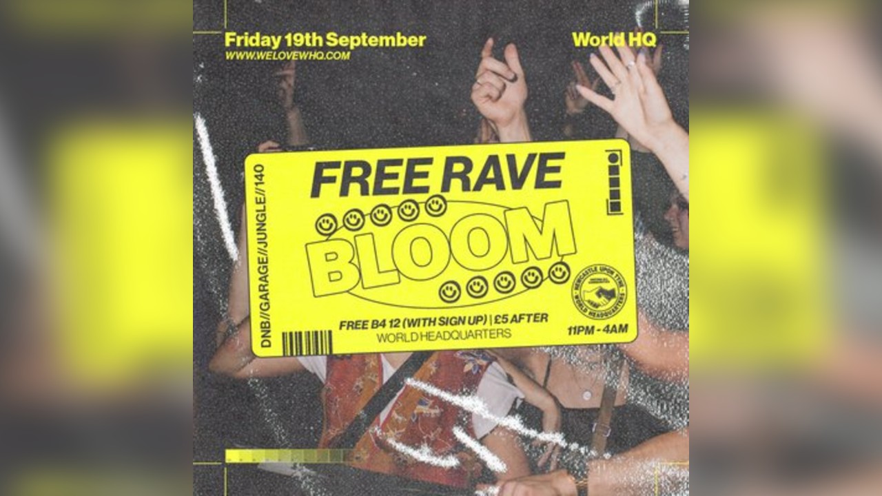 BLOOM - FREE RAVE - D'n'B, Jungle, UK Garage, 140