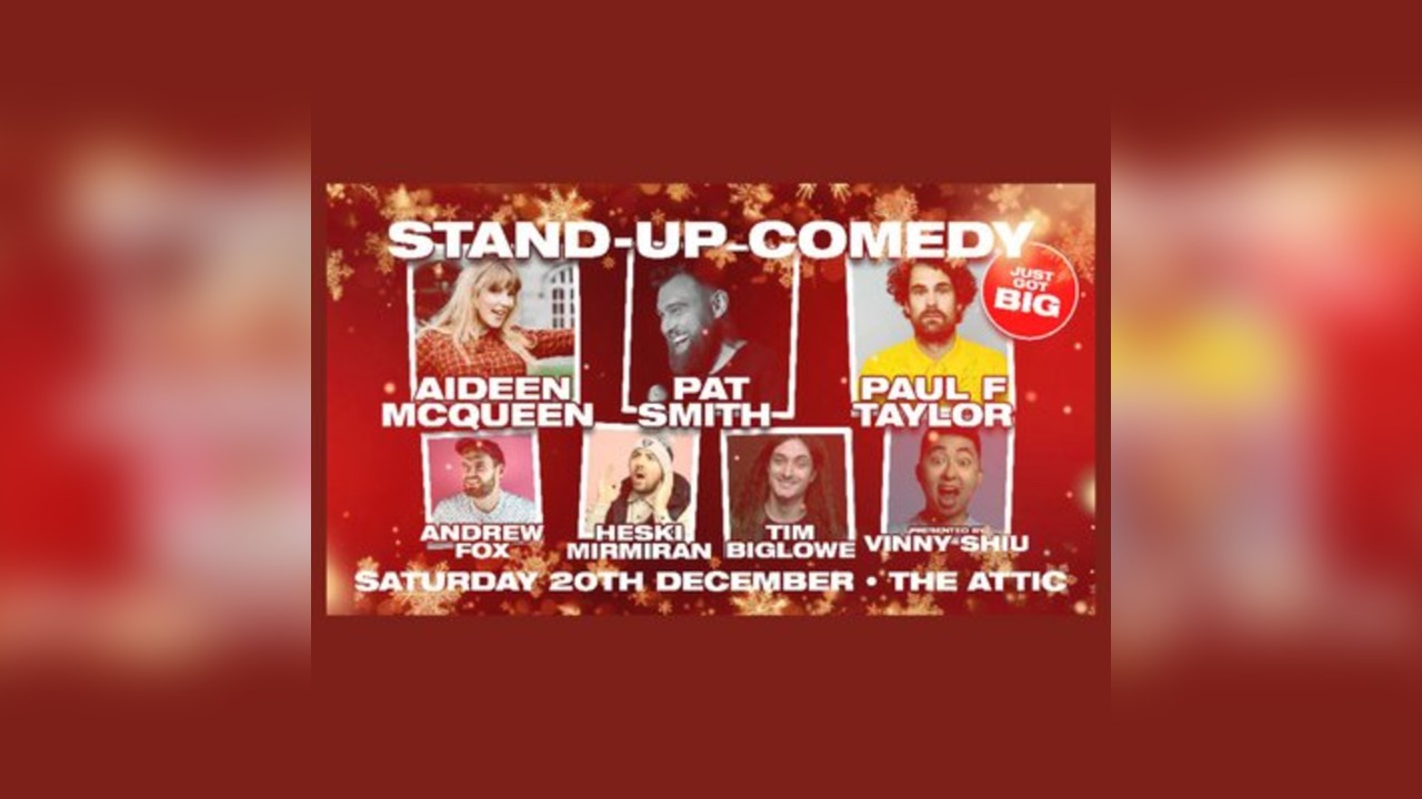 Southampton Stand Up Comedy Near me just got BIG Christmas Speci