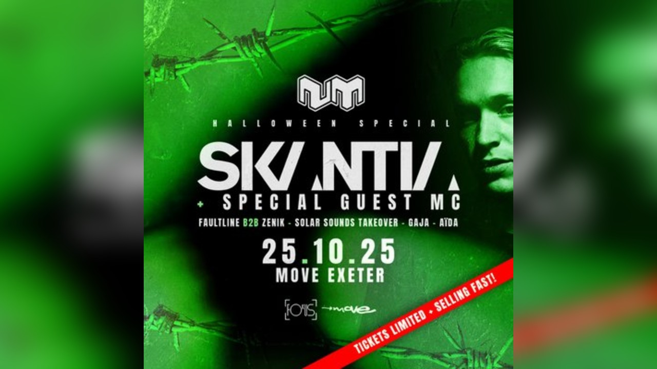 Nu:Motive Exeter Halloween| Skantia + Special Guest MC + more