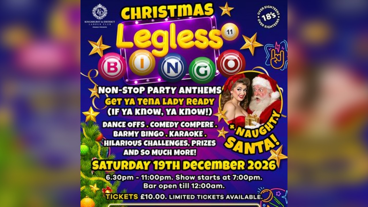 Legless 11 Bingo with Naughty Santa