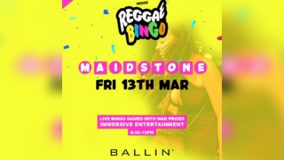 Reggae Bingo - Maidstone - Fri 13th March