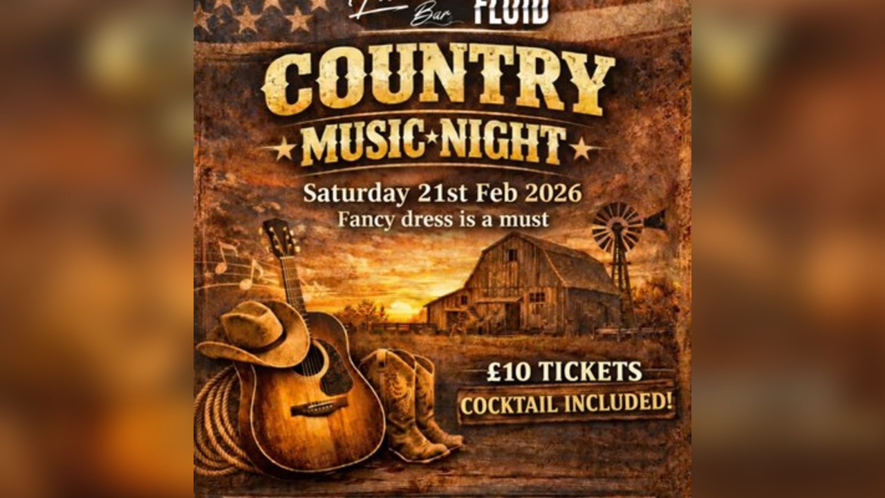 Country music night in fluid