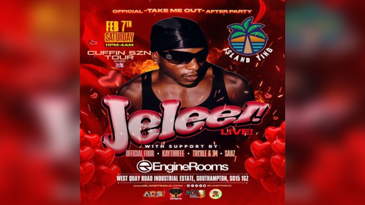 Cuffin Szn Southampton  JELEEL LIVE (Take Me Out After Party)