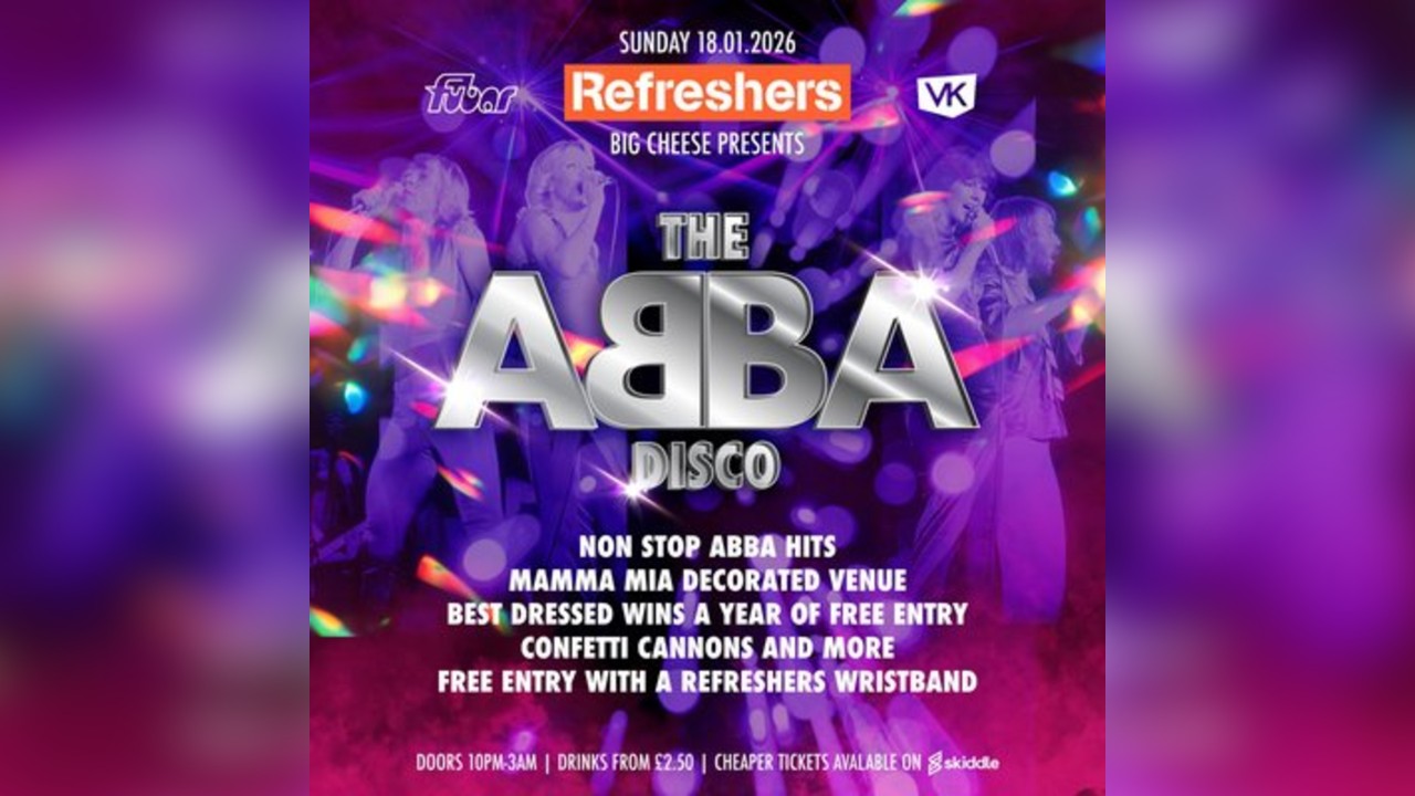 Refreshers 26 - The ABBA Disco Sunday