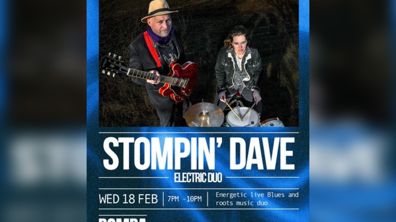 Blues & Burgers with Stompin' Dave | Bomba Exeter 18.02.26