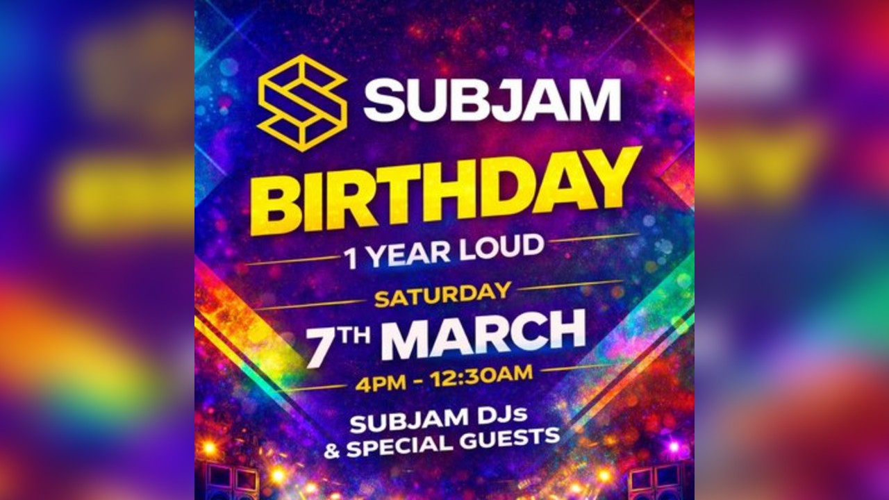 SUBJAM 1st Year Birthday