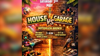 Garage vs House Selecta Bottomless Brunch