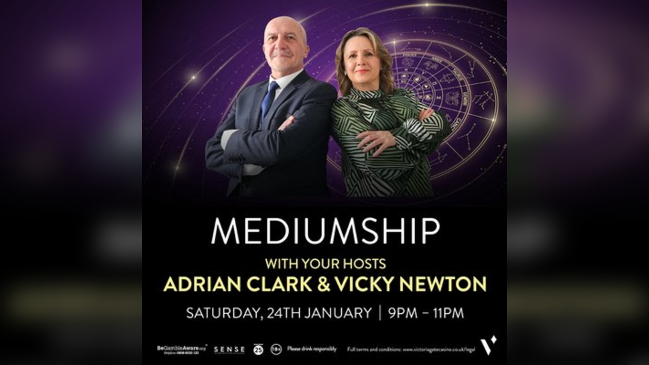 An Evening of Mediumship with 'Adrian Clarke' & Vicky Newton