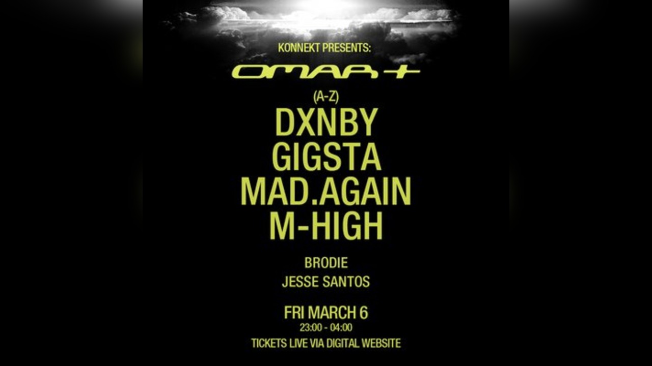 Konnekt Presents : Omar+ Uk Tour | Friday 6th March
