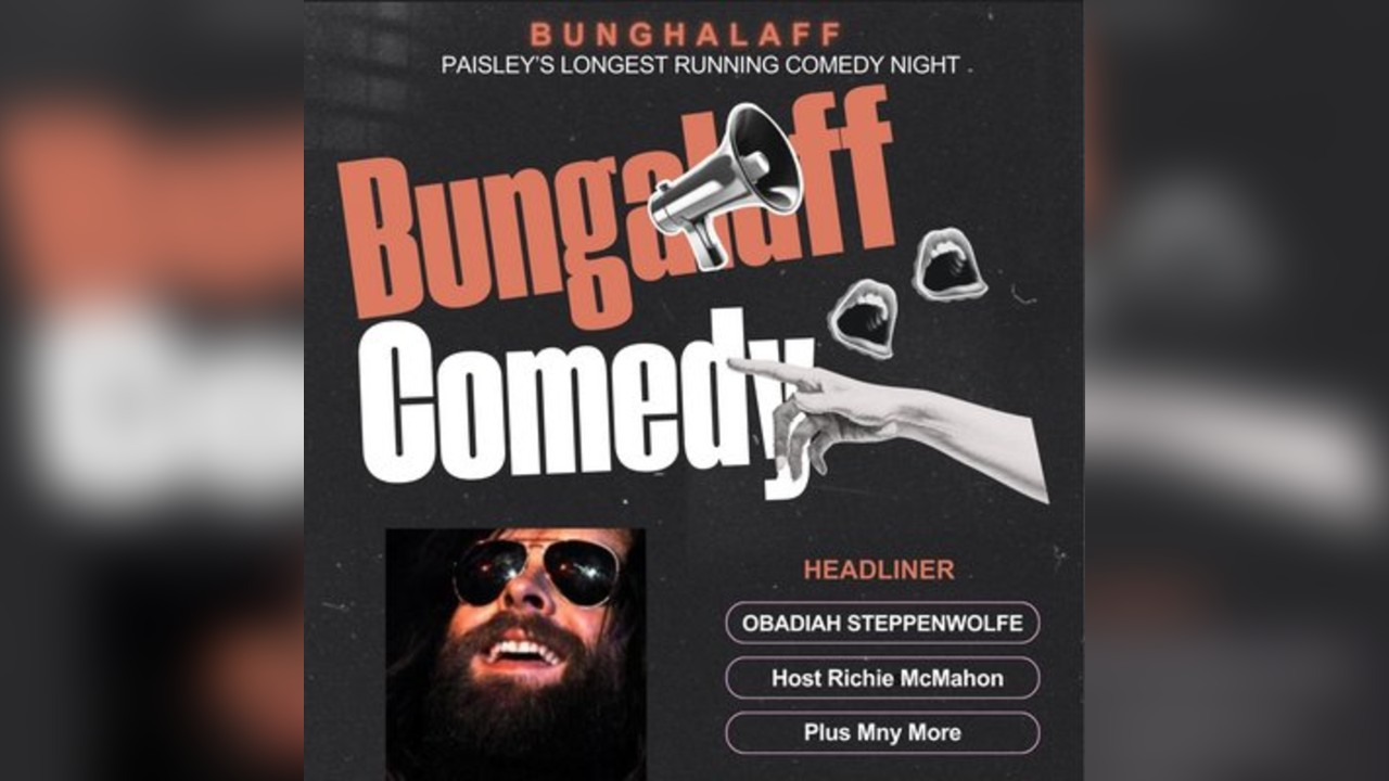 Bungalaff Stand Up Comedy with Obadiah Steppenwolfe Plus Guests