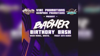 BASHER Birthday Bash ft MR TRAUMATIK, NU ELEMENTZ, WEEJI FRENZEE