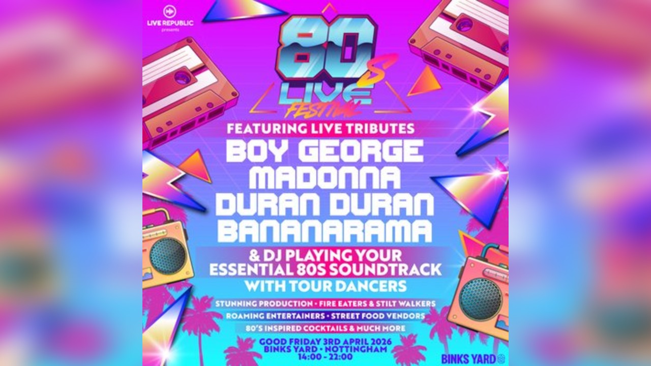 80s Live | Binks Yard, Nottingham