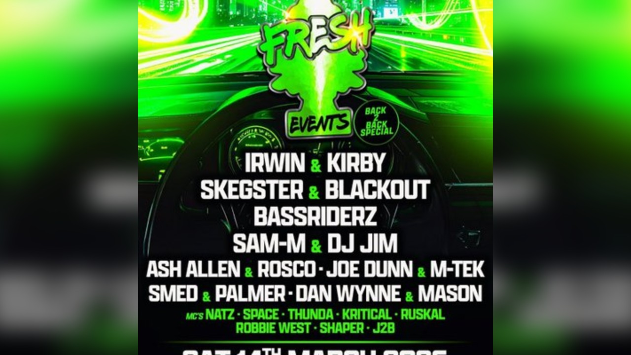 Fresh Events : back 2 back special